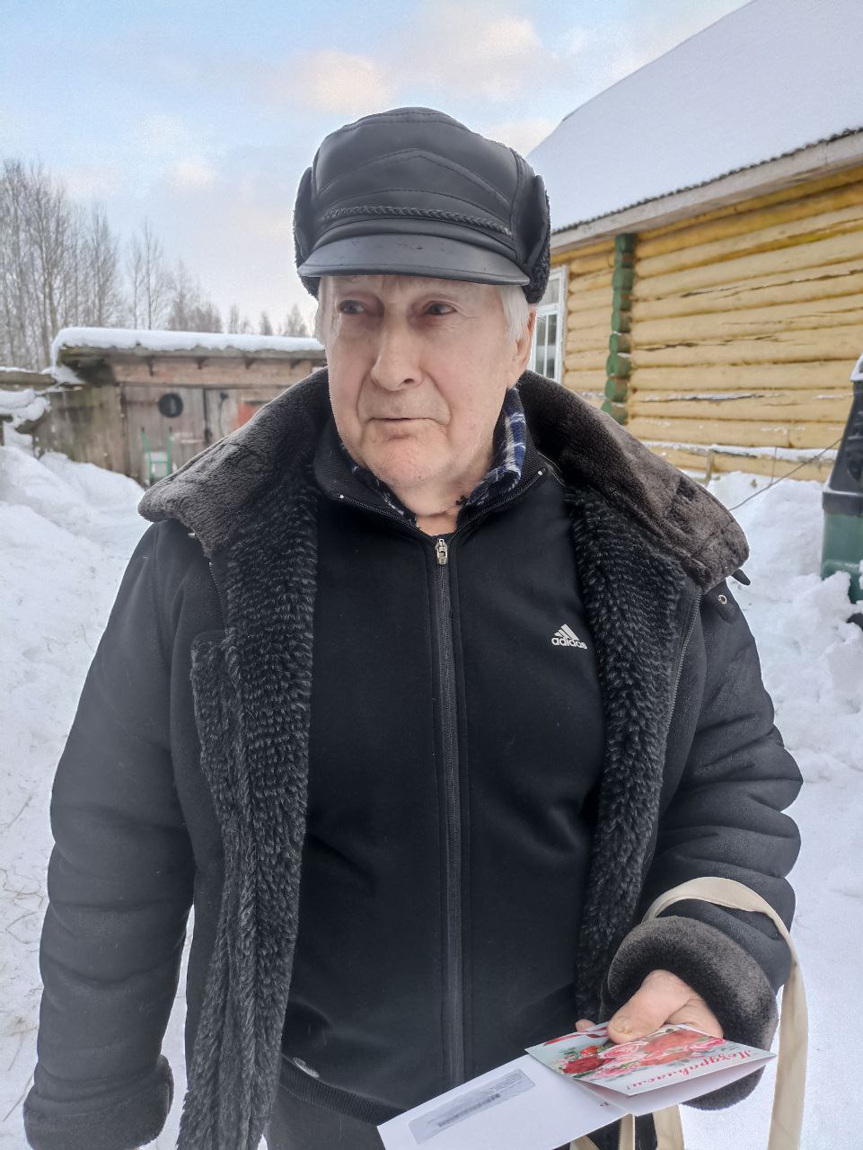 Василий Тимофеевич Поликарпов из Назимова отметил 85-летний юбилей.